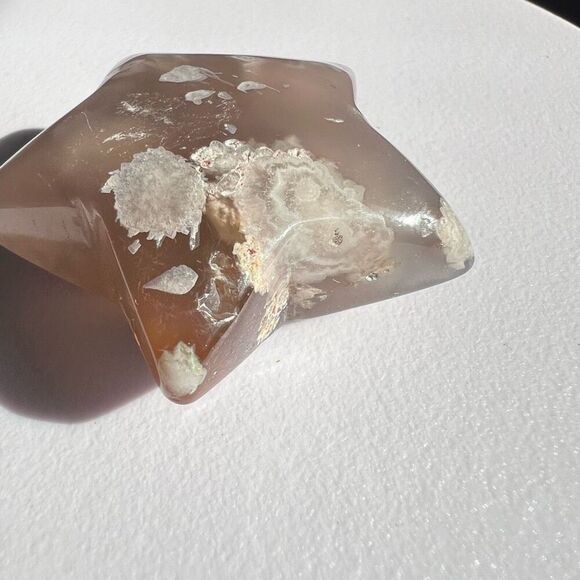 Flower Agate Star Carving‎ (4) - Picture 3 of 9
